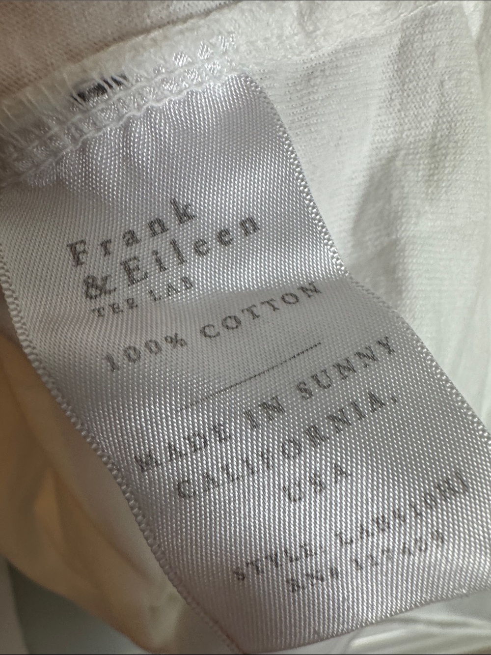 Frank & Eileen PATRICK Popover Henley in white L - Picture 5 of 5